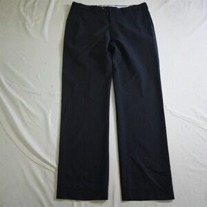 Berle 36x34 Dark Blue Reda‎ Super 130s 100% Wool 29783 Mens Dress Pants